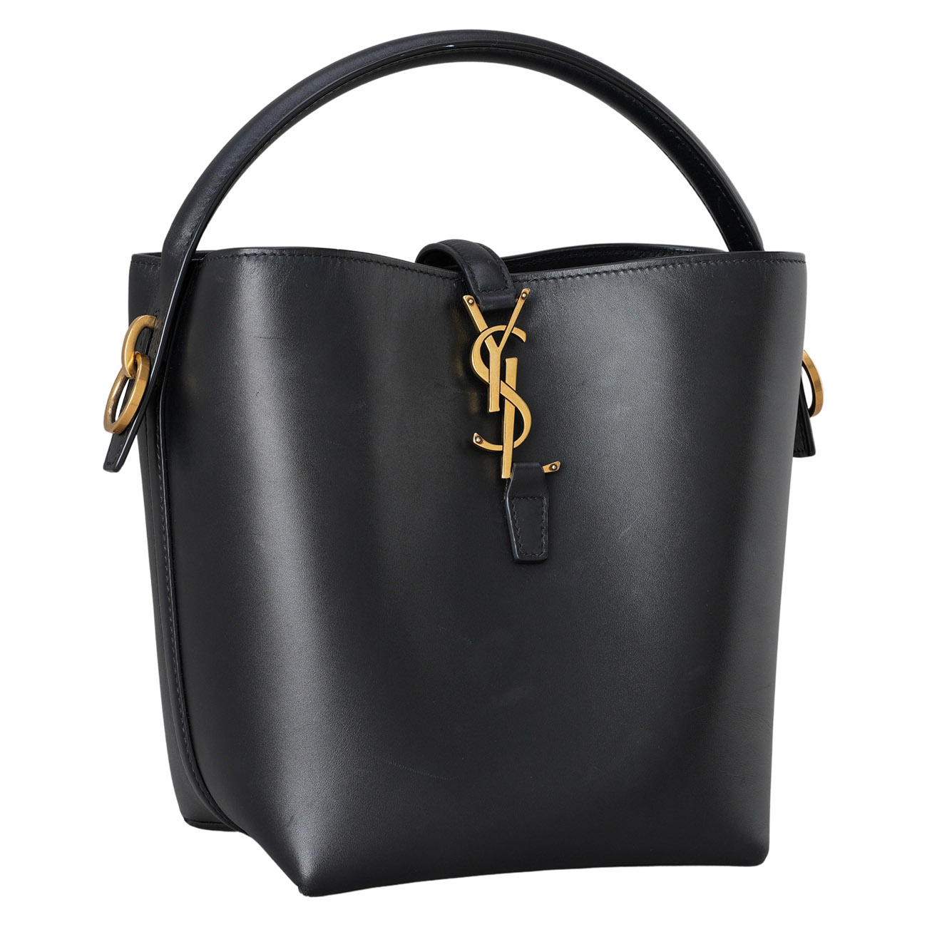 YVES SAINT LAURENT(USED)생로랑 749036 르37 스몰 레더 토트겸 숄더백